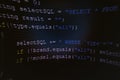 The code in the java programming language. The part of the program code is macro