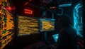 Code lines on computer screen, programming language, software development, Stock Photo, Generative AI Royalty Free Stock Photo