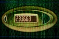 code matrix and one-time password generator hardware Royalty Free Stock Photo