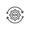 Code optimization icon Royalty Free Stock Photo
