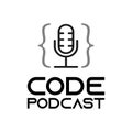 Code podcast logo icon for web software coding development blog video review tutorial channel