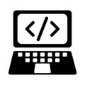 Code Programming Icon Royalty Free Stock Photo