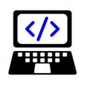 Code Programming Icon Royalty Free Stock Photo