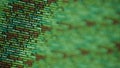 Code programming monitor background. Green screen.  Software development abstract background Royalty Free Stock Photo