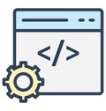 Code quality, developing Isolated Vector Icon That can be very easily edit or modified. Royalty Free Stock Photo