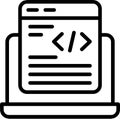 Code Refactoring Vector Icon Royalty Free Stock Photo