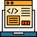 Code Refactoring Vector Icon Design