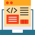 Code Refactoring Vector Icon Design