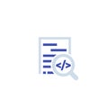 Code review, software development icon
