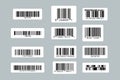 Code stickers on isolated background. Code sample