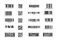 Code stickers on isolated background. Code sample