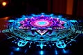 code streams data visualizations mandala patterns sacred geometr