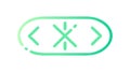 Code Symbol in Brackets, Programming and Data Logic. vector design Generative AI Royalty Free Stock Photo