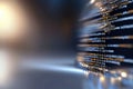 Code tapestry: innovative wallpaper featuring flowing computer code, reflecting beauty of software structure, merging