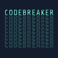 Codebreaker repeat word poster