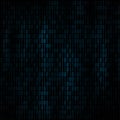 Coding abstract background. Matrix with binary code for Your business project background. Programming background. Vector