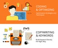 Coding and copywriting