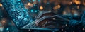 Coding and Data Visualization on Laptop Royalty Free Stock Photo