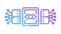 Coding Interface Icon: Software Development Programming, vector design Generative AI Royalty Free Stock Photo