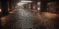 The coding labyrinth Hyper-realistic textures high contra generative AI