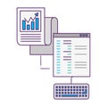 Coding program keyboard report document
