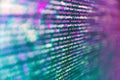 Coding programmer abstract background. Code of javascript language on white background. Tensorflow AI concept. Computer script Royalty Free Stock Photo