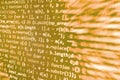 Coding programming source code screen. Royalty Free Stock Photo
