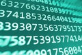 Coding programming source code screen. Colorful abstract data display. Software developer web program script. Royalty Free Stock Photo