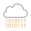 Coding vector color line  icon Royalty Free Stock Photo
