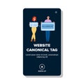 coding website cannonica tag vector Royalty Free Stock Photo
