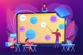 Coding workshop concept vector illustration Royalty Free Stock Photo