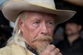 CODY - USA - AUGUST 21, 2012 - Buffalo Bill gunfight at Irma Hotel Royalty Free Stock Photo