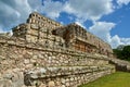 Codz Poop palace at Kabah, a Maya archaeological site in Mexico Royalty Free Stock Photo
