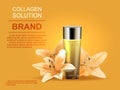 Coenzyme Q10 serum essence golden drops with dropper.