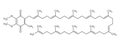 Coenzyme Q10 structural formula of molecular structure Royalty Free Stock Photo