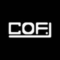 COF letter logo creative design with vector graphic, COF
