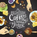 Cofee background Royalty Free Stock Photo
