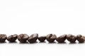 Cofee beans caffe coffee isolated on white Royalty Free Stock Photo
