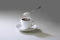 Cofee&spoon Royalty Free Stock Photo