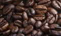 Coffe beans macro Royalty Free Stock Photo