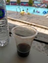 coffe break swimming pool drink