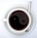 Coffe cup with clipping paths Royalty Free Stock Photo