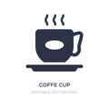 coffe cup icon on white background. Simple element illustration from Food concept Royalty Free Stock Photo