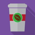 Coffe flat icon design