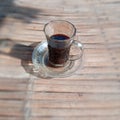 Coffe, morning, glasses, Royalty Free Stock Photo