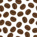 Coffe seamless vector pattern.