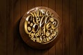 Coffe and work lettering.J