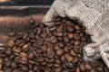 Coffebeans. Closeup of coffee beans for background and texture. Coffee beans background. Royalty Free Stock Photo