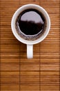 Coffee From Above Royalty Free Stock Photo