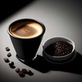 Coffee Addiction: A Photorealistic Exploration,ai lllustration